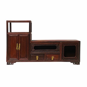 Decoración de gabinete en miniatura hecha a mano de palisandro chino ws1886E