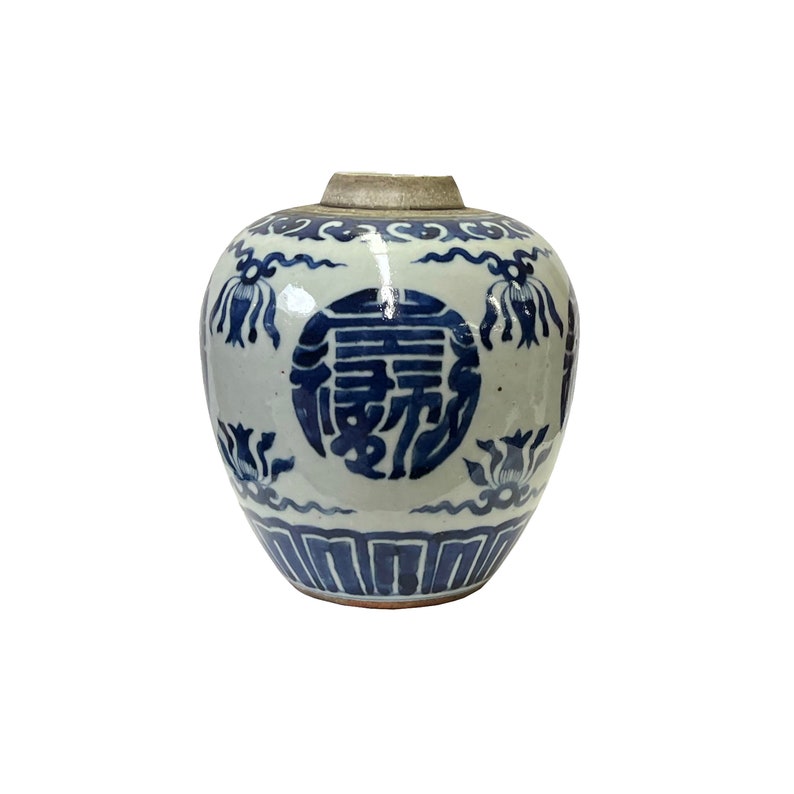 aws3336-blue-white -character-ginger-jar