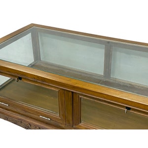 Oriental Craw Legs Rectangular Glass Top Console Display Table Counter cs7676E image 7