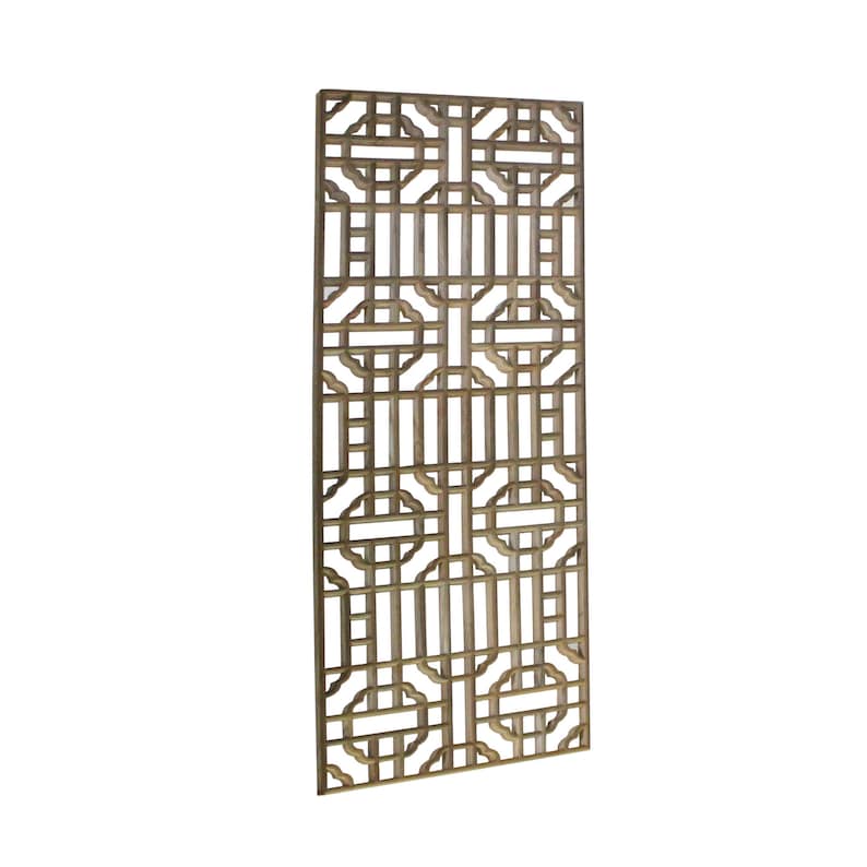 Rectangular Raw Plain Wood Geometric Pattern Wall Panel Ws746e - Etsy