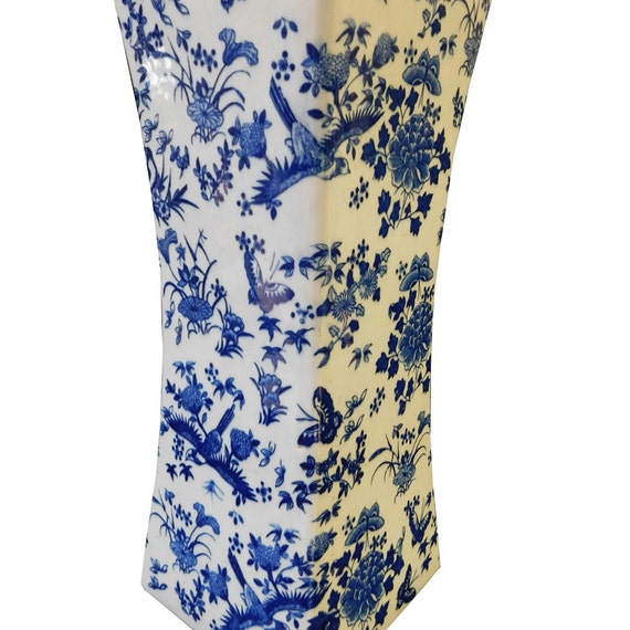 Chinese Blue White Porcelain Flowers Pillow Shape Display cs1726S Chinese Blue White Porcelain Flowers Pillow Shape Display cs1726S