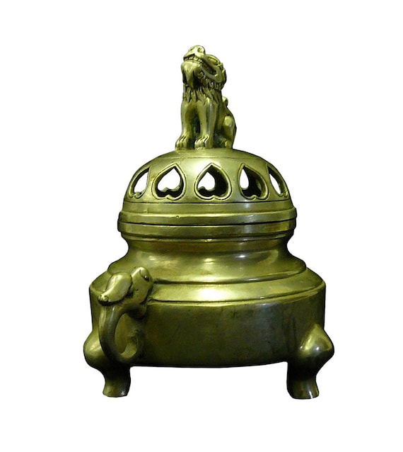 Chinese Simple Silver Pewter Color Round Incense Burner Holder cs697-6S Chinese Simple Silver Pewter Color Round Incense Burner Holder cs697-6S