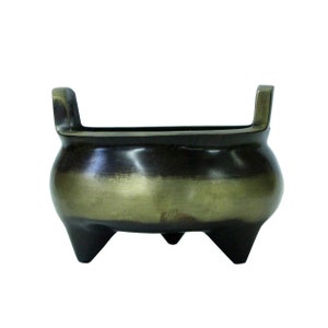 Chinese Oriental Fine Bronze Metal Incense Burner Accent ws1213E