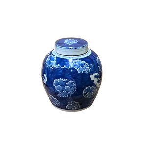 Chinese Hand-paint Dragon Cloud Blue White Porcelain Ginger Jar ws2820E image 2