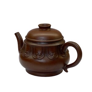 Chinese Handmade Yixing Zisha Clay Teapot With Artistic Accent ws2055E image 2