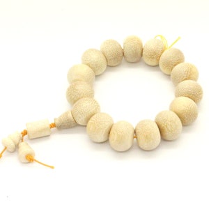 Natural Bamboo Beads Hand Rosary Praying Bracelet ws214E
