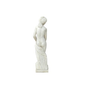 48 White Marble Hand-carved Bathing Venus Aphrodite Statue Sculpture ws3749E image 2