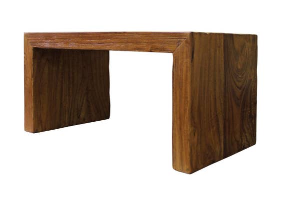 Oriental Simple Rustic Raw Wood Rectangular Table Stand cs2373-2S Oriental Simple Rustic Raw Wood Rectangular Table Stand cs2373-2S