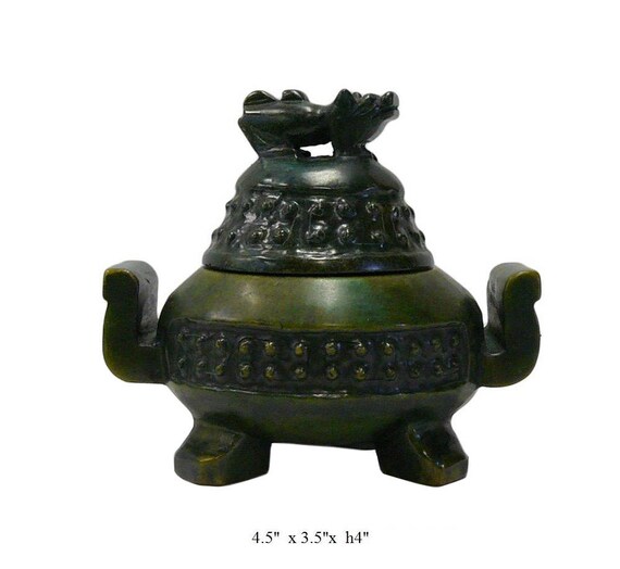 Chinese Oriental Stone Carved Round Incense Container cs691-11S Chinese Oriental Stone Carved Round Incense Container cs691-11S