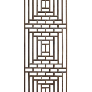 Rectangular Plain Wood Geometric Pattern Wall Panel w225E image 5