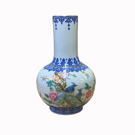 ASIE : VASE Divinité Danseuse Oiseaux En Bronze De Chine / Vietnam