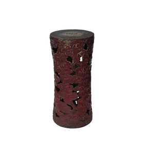 Soporte de exhibición de mesa de pedestal alto, redondo, con desplazamiento de nube roja, ladrillo de cerámica, ws3528E imagen 4