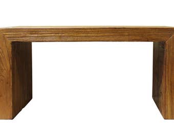 Oriental Simple Rustic Raw Wood Rectangular Table Stand cs2373-2E