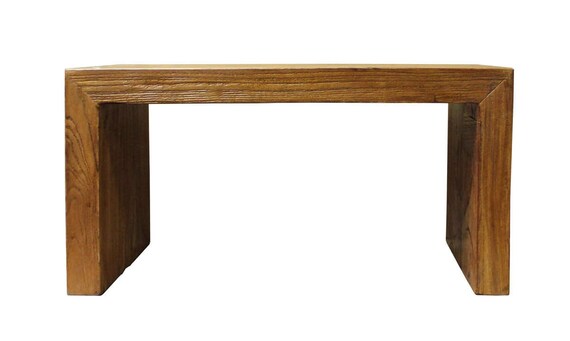Oriental Simple Rustic Raw Wood Rectangular Table Stand cs2373-2S Oriental Simple Rustic Raw Wood Rectangular Table Stand cs2373-2S