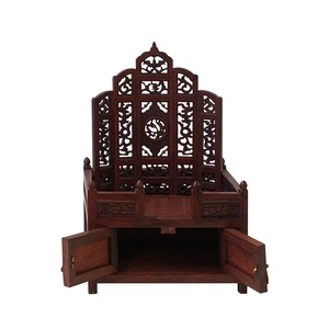Chinese Rosewood Furniture Offering Shrine Miniature Display Art ws2674E image 5