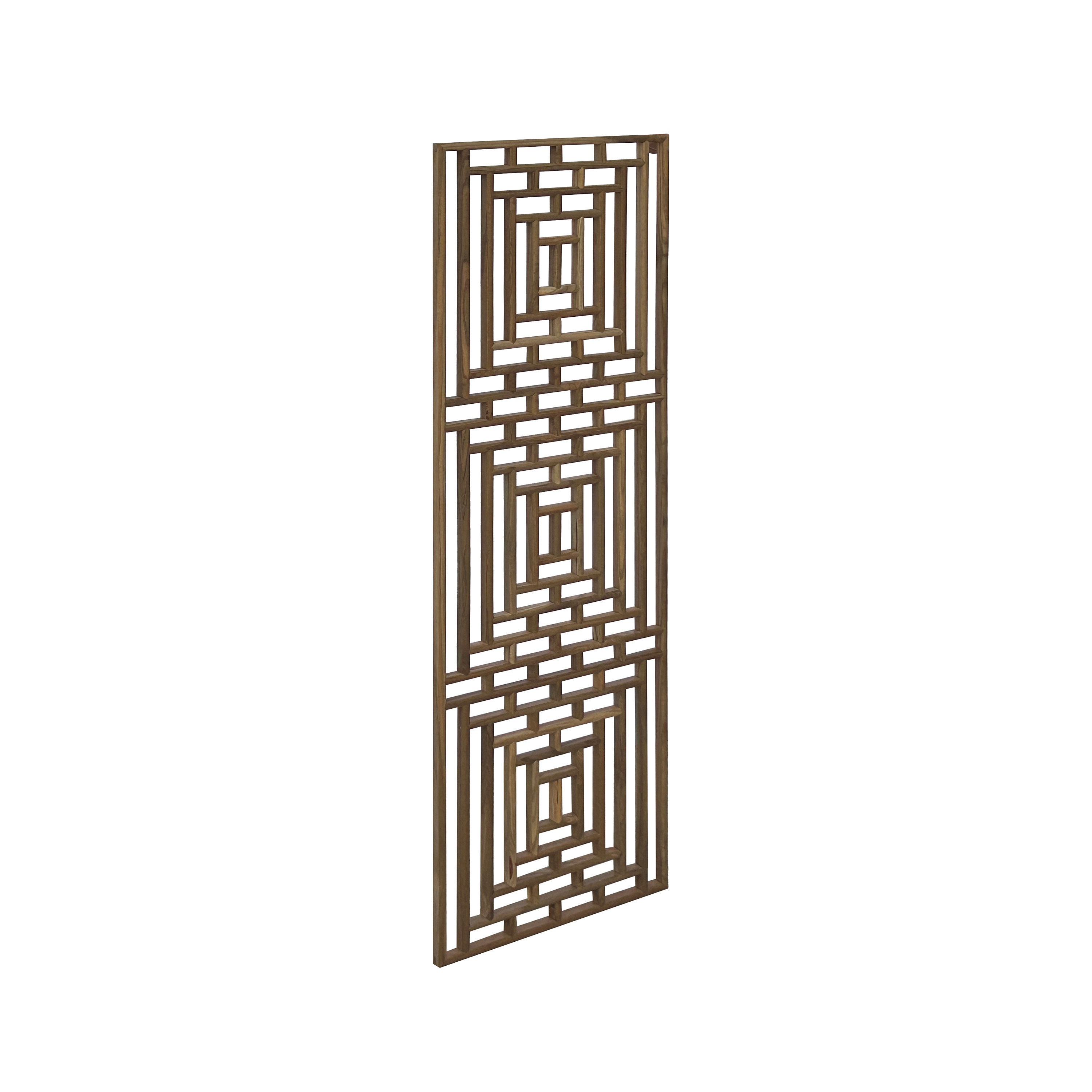 Rectangular Plain Wood Geometric Pattern Wall Panel W225e - Etsy