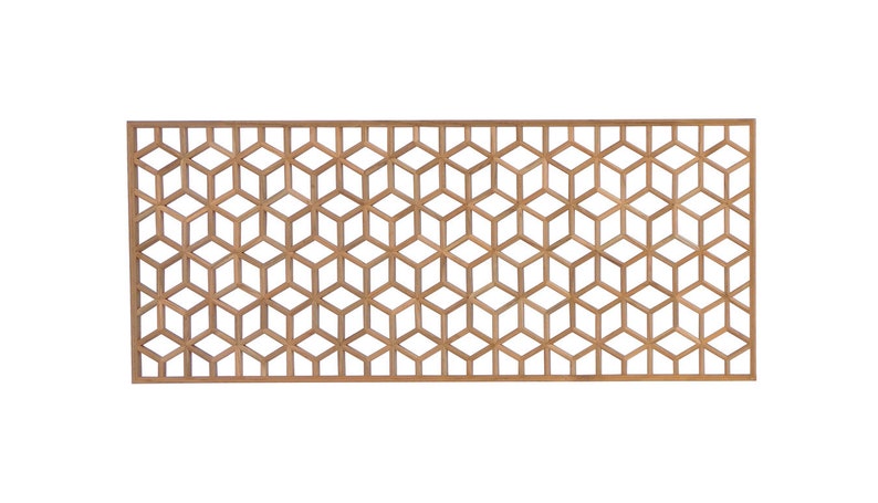 Rectangular Plain Wood Geometric Pattern Wall Panel Cs671-8e - Etsy