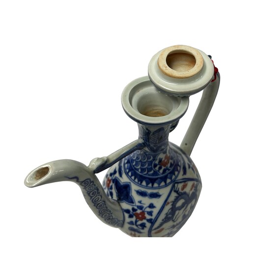 装飾的な陶磁器花瓶 景徳鎮 孔雀牡丹文花瓶 中国 陶磁器 工芸 - アートの友社 : くみあい