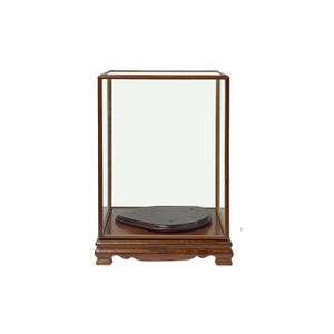 Vintage Glass Transparent Rectangular Shape Cover Display Case GB832E