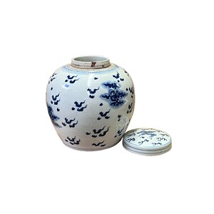 Chinese Hand-paint Dragon Blue White Porcelain Ginger Jar ws2824E image 3