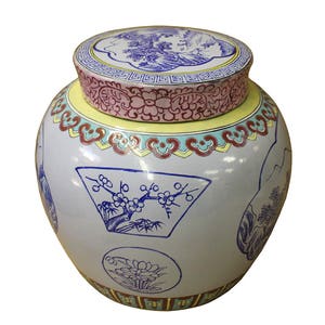 Chinese Zisha Clay Color Scenery Container Jar cs2634E image 2