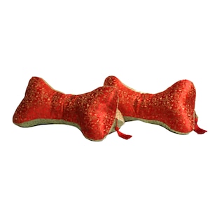 A8 Pair Chinese Oriental Mix Color Triangle Ribbon Shape Fabric Pillow Cushions ws629E