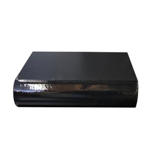 Black Lacquer Golden Side Book Shape Storage Box Accent ws2627E image 6