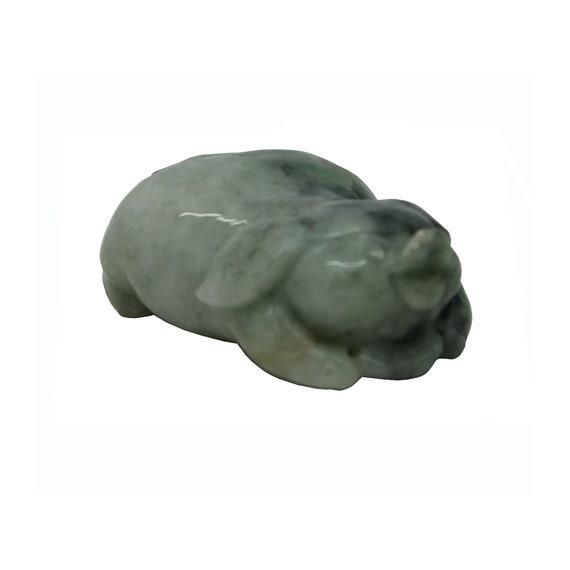 Jade Pendant With Chinese Lucky Zodiac Pig Figure… - image 3