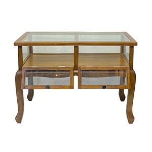 Oriental Craw Legs Rectangular Glass Top Console Display Table Counter cs7676E image 5