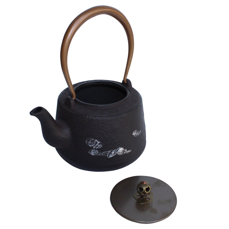 Handmade Quality Asian Heavy Cast Iron Teapot Shape Display Etsy