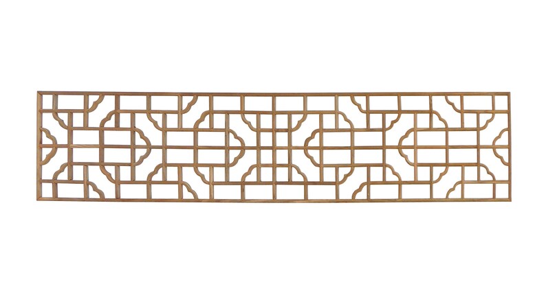 Narrow Long Rectangular Plain Wood Geometric Pattern Wall Panel Cs3786e ...