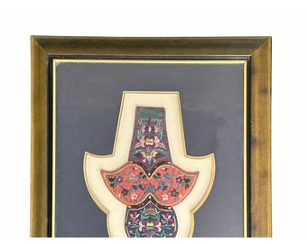 紅星牌綿料綿連69✖️138  （1993製）2反 Vintage Chinese Embroidery Fabric Piece Framed Wall Art