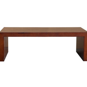 46&quot; Simple Plank Wood Brown Rectangular Coffee Table Stand ws4251AE