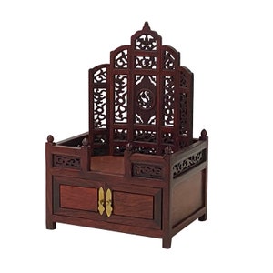 Chinese Rosewood Furniture Offering Shrine Miniature Display Art ws2674E image 2