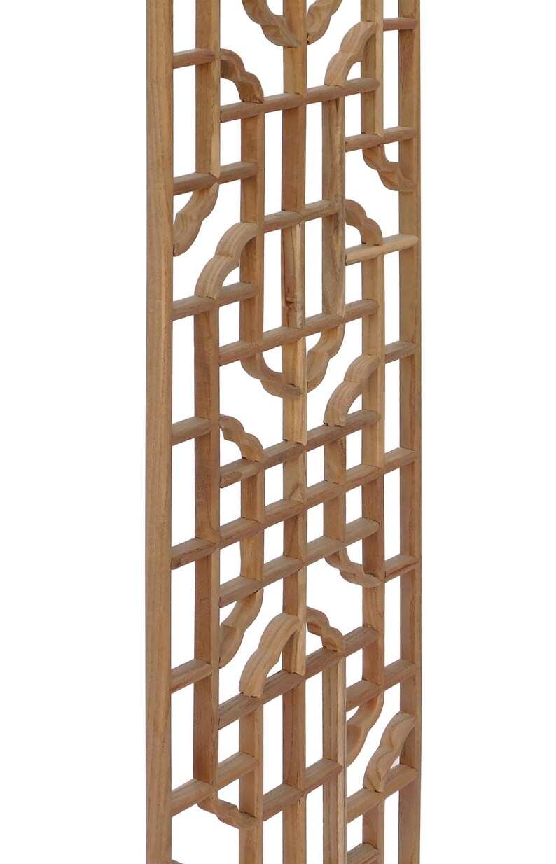 Narrow Long Rectangular Plain Wood Geometric Pattern Wall Panel Cs3786e ...