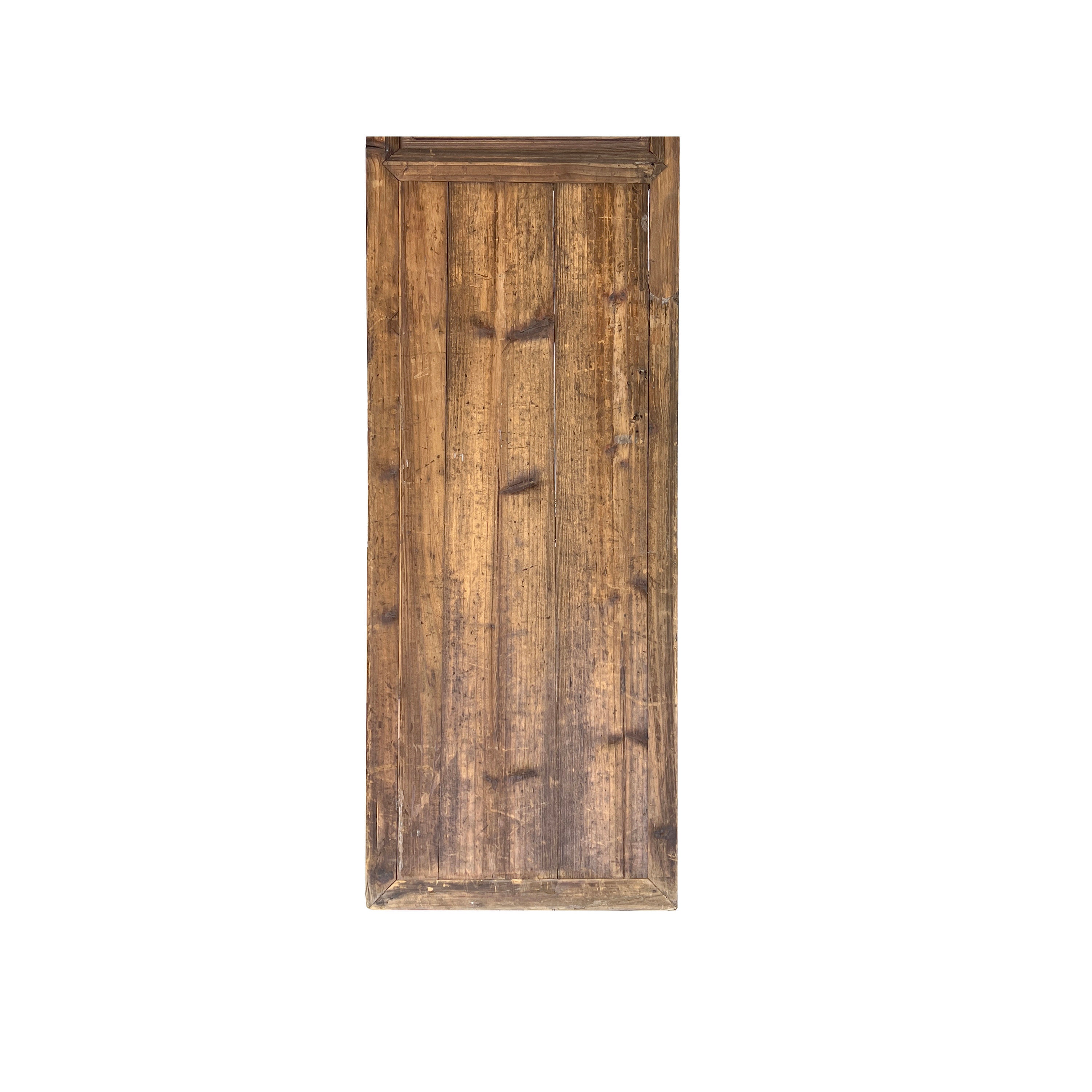 Chinese Vintage Geometric Pattern Tall Wood Floor Panel Chinese Vintage Geometric Pattern Tall Wood Floor Panel