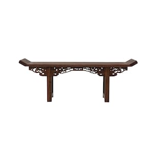 Chinese Rosewood Handmade Miniature Altar Table Display Decor Art ws3744E image 1
