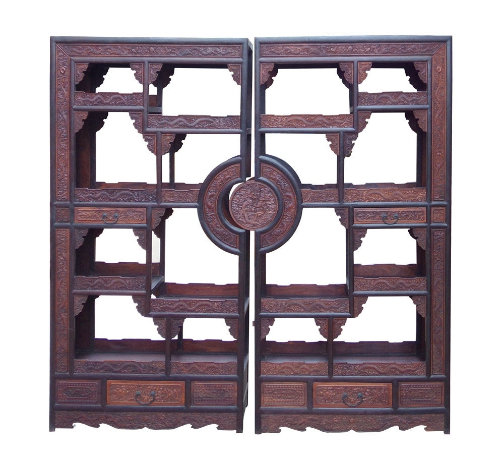Chinese rosewood 2024 curio cabinet