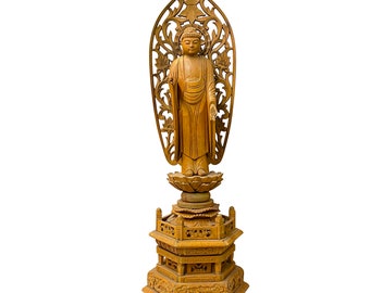 Chinese Sandal Wood Lotus Base Abhaya Mudra Buddha Statue ws1246S Chinese Sandal Wood Lotus Base Abhaya Mudra Buddha Statue ws1246S