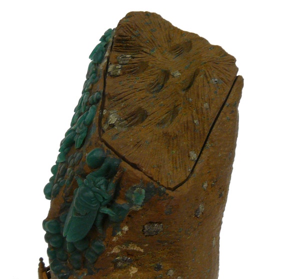 Chinese ShouShan Stone Green Cicada Display Figure cs950-5S Chinese ShouShan Stone Green Cicada Display Figure cs950-5S