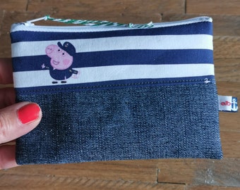 kleines Portemonnaie Täschchen Etui Peppa Pig AHOI  elb-boje