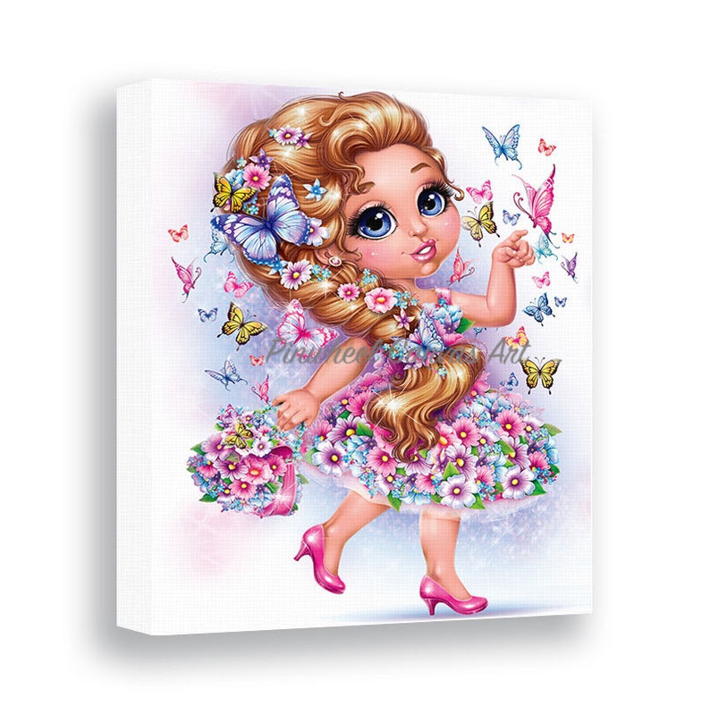 Butterfly Wall Art Butterfly Girl Room Decor Girl Wall Art Etsy