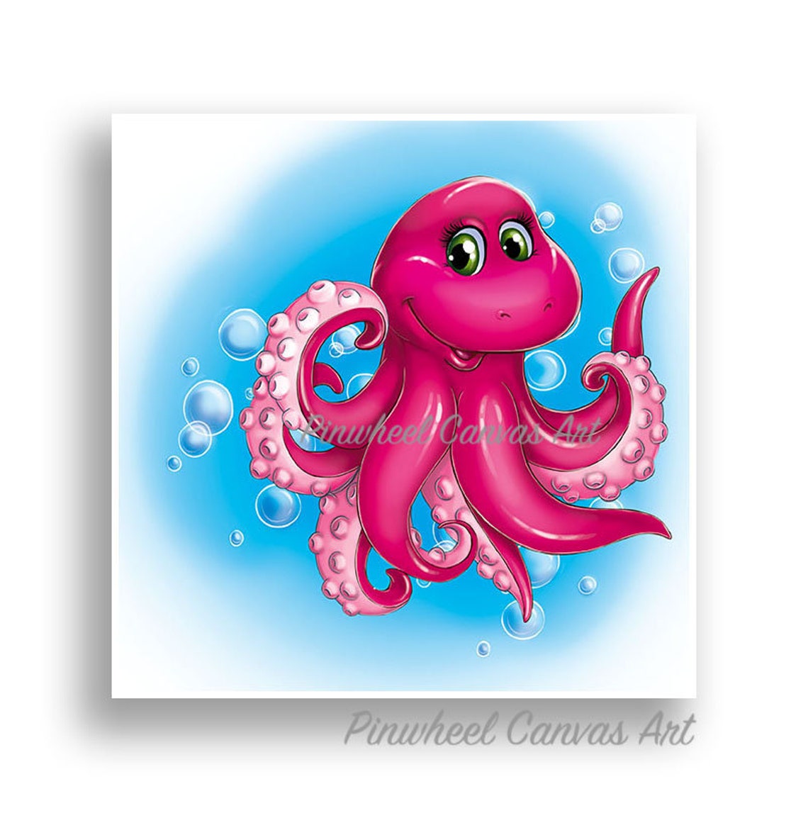 Octopus Wall Art Octopus Wall Decor Ocean Theme Nursery Decor Etsy