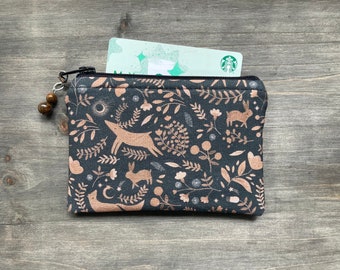 Whimsical Forest Friends Coin Purse