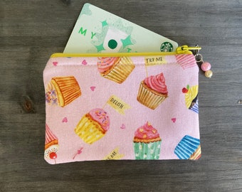 Pink Cupcakes Coin Purse