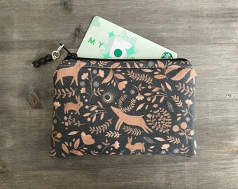 Whimsical Forest Friends Coin Purse