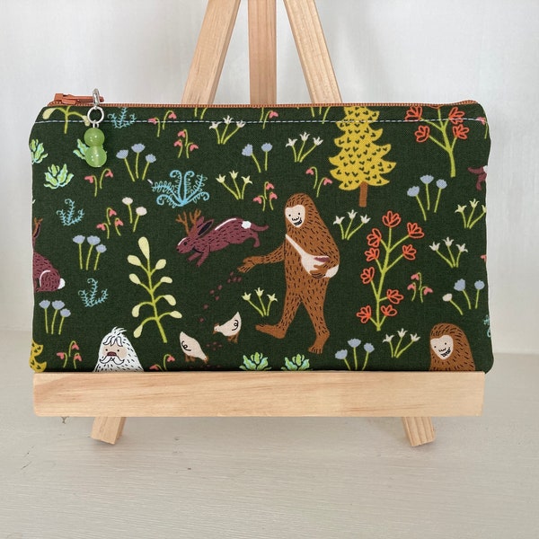 Sasquatch Small Zipper Pouch