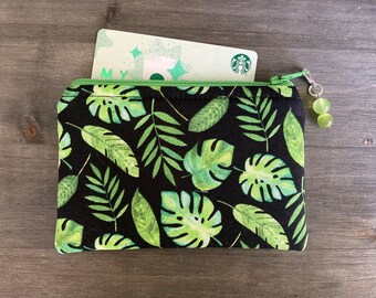 Tropical Plants  Coin Purse