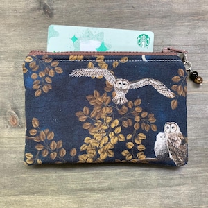 Porte-monnaie majestueux hibou