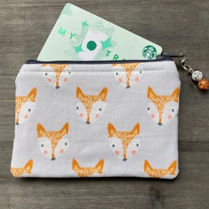 Fox Faces Coin Purse